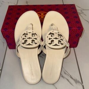 Tory Burch White Sandals